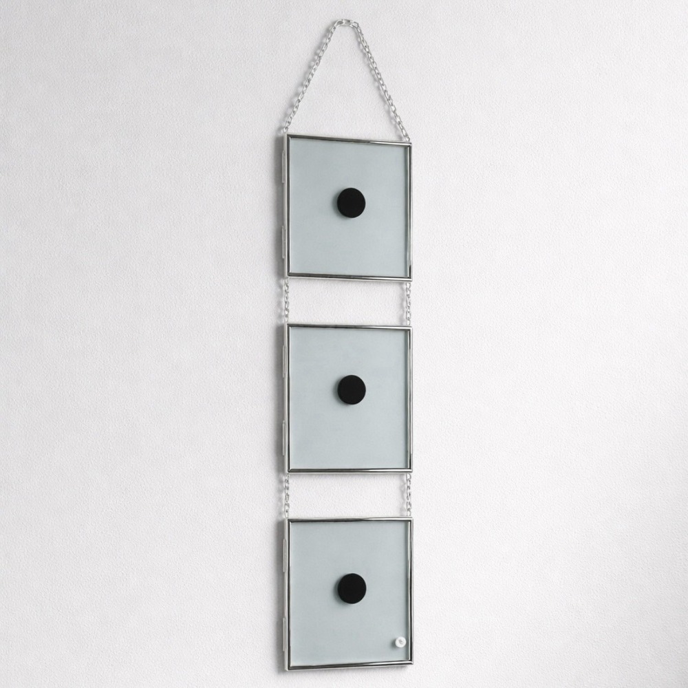 Discontinued Pottery Barn 3 Link Hanging Window Frame Picture Photo New Open Box